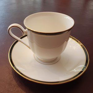 Set of Lenox Kristy Fine China Teacups and Saucers